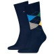 чорапи,мъжки,чорапи,tommy,hilfiger,100001495,socks,2,pairs,blue,(navy,multicolor)
