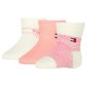 бебешки,чорапи,детски,чорапи,tommy,hilfiger,baby,giftbox,stripe,socks,3,pairs,pink,(white,pink)