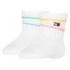 бебешки,чорапи,детски,чорапи,tommy,hilfiger,baby,sport,crew,socks,2,pairs,pink,(white)
