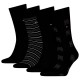 чорапи,мъжки,чорапи,tommy,hilfiger,giftbox,701232605,socks,4,pairs,black,(black)