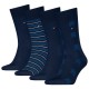 чорапи,мъжки,чорапи,tommy,hilfiger,giftbox,701232605,socks,4,pairs,navy,(blue)