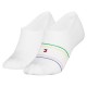 чорапи,дамски,чорапи,tommy,hilfiger,rib,shine,no,show,socks,white,(white)