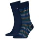 чорапи,мъжки,чорапи,tommy,hilfiger,small,stripe,socks,2,pairs,navy,multicolor,(blue)