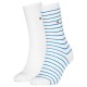 чорапи,дамски,чорапи,tommy,hilfiger,small,stripe,socks,2,pairs,white,blue,(white)