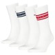 чорапи,мъжки,чорапи,tommy,hilfiger,sock,giftbox,sport,crew,socks,4,pairs,white
