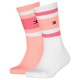 чорапи,детски,чорапи,tommy,hilfiger,sport,stripe,crew,socks,2,pairs,soft,pink,(white,pink)