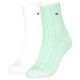 чорапи,дамски,чорапи,tommy,hilfiger,structure,short,socks,2,pairs,green,white,(light,green)