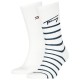 чорапи,мъжки,чорапи,tommy,hilfiger,uni,breton,crew,socks,2,pairs,white,(navy)
