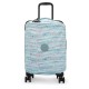 куфари,kipling,spontaneous,s,37.5l,trolley,bag,palmtree,leaves,(blue)