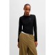 тениска,дамски,тениски,hugo,blue,daliria,10258980,long,sleeve,t,shirt,black