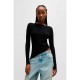 блуза,дамски,пуловери,дамски,плетени,дрехи,hugo,blue,somy,10267761,sweater,black