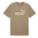 тениска,мъжки,тениски,puma,ess,logo,lab,summer,short,sleeve,t,shirt,velvet,moss,(brown)