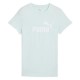 тениска,дамски,тениски,puma,ess,n1,logo,short,sleeve,t,shirt,blue,(peaceful,blue)