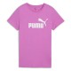 тениска,дамски,тениски,puma,ess,n1,logo,short,sleeve,t,shirt,wild,berry,(pink)