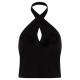 потник,дамски,топове,protest,alena,halter,sleeveless,top,true,black,(black)