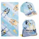 хавлиена,кърпа,хавлии,bluey,bluey,sachet,set,towel,blue,(multicolor)