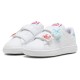обувки,детски,маратонки,puma,smash,3.0,badge,397287,slip,on,shoes,white,(puma,white,safe,lake,red,fire)