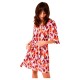 рокля,дамски,поли,и,рокли,garcia,c50280,3,4,sleeve,midi,dress,tangerine,red,(red)