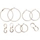 бижутерия,urban,classics,basic,hoop,earrings,6,pairs,golden,(gold)