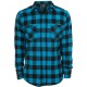 карирана,риза,мъжки,ризи,urban,classics,checked,flanell,long,sleeve,shirt,blue,(black,turquoise)