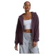 блуза,дамски,блузи,urban,classics,fluffy,full,zip,sweatshirt,plum,purple