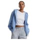 блуза,дамски,блузи,urban,classics,fluffy,full,zip,sweatshirt,powder,blue,(blue)