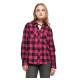 карирана,риза,дамски,блузи,дамски,ризи,urban,classics,turnup,checked,flanell,long,sleeve,shirt,wild,violet,black,(pink)