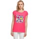 тениска,мъжки,тениски,дамски,тениски,miss,tee,geometric,retro,short,sleeve,t,shirt,pink,(hibiskus,pink)