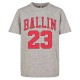тениска,детски,тениски,mister,tee,ballin,23,short,sleeve,t,shirt,grey,(heather,grey)