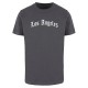 тениска,мъжки,тениски,mister,tee,los,angeles,wording,short,sleeve,t,shirt,grey,(magnet)