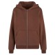 блуза,дамски,блузи,build,your,brand,fluffy,full,zip,sweatshirt,chocolate,brown,(brown)