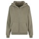 блуза,дамски,блузи,build,your,brand,fluffy,full,zip,sweatshirt,pale,olive,(green)