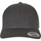 шапка,с,козирка,всички,шапки,flexfit,retro,cotton,blend,snapback,cap,dark,heather,(grey)