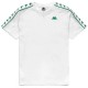 тениска,детски,тениски,kappa,coen,slim,222,banda,short,sleeve,t,shirt,white,(white,green,tee)