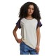 тениска,дамски,тениски,urban,classics,contrast,raglan,short,sleeve,t,shirt,white,sand,purple,night,(beige)
