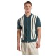 риза,с,къс,ръкав,дамски,ризи,мъжки,ризи,urban,classics,knit,retro,short,sleeve,shirt,green,(bottle,green,white,sand)