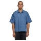 риза,с,къс,ръкав,мъжки,ризи,urban,classics,lightweight,denim,short,sleeve,shirt,skyblue,washed,(blue)