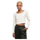 тениска,дамски,тениски,urban,classics,organic,wide,neck,cropped,long,sleeve,t,shirt,white,sand,(white)