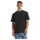 тениска,мъжки,тениски,urban,classics,printed,pinstripe,short,sleeve,t,shirt,black,(black,white,pale,yellow)