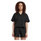 риза,с,къс,ръкав,дамски,блузи,дамски,ризи,urban,classics,seersucker,short,sleeve,shirt,black,(black)