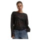 тениска,дамски,тениски,urban,classics,sequins,long,sleeve,t,shirt,brown