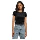 тениска,дамски,тениски,urban,classics,short,velved,short,sleeve,t,shirt,black,(black)