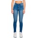 дънки,дамски,панталони,urban,classics,skinny,open,hem,high,waist,jeans,blue,washed,(blue)