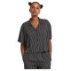 риза,с,къс,ръкав,дамски,блузи,дамски,ризи,urban,classics,viscose,resort,short,sleeve,shirt,black,(black,white)