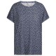 тениска,дамски,тениски,trespass,morgana,short,sleeve,t,shirt,navy,print,(blue)