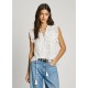 риза,с,къс,ръкав,дамски,блузи,дамски,ризи,pepe,jeans,deb,short,sleeve,shirt,white