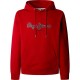 суичър,мъжки,пуловери,pepe,jeans,duke,hoodie,red,(rugby,red)