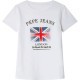 тениска,мъжки,тениски,дамски,тениски,pepe,jeans,flag,short,sleeve,t,shirt,white,(white)