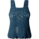 тениска,дамски,тениски,pepe,jeans,olive,sleeveless,t,shirt,steel,blue