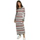 рокля,дамски,поли,и,рокли,pepe,jeans,north,long,sleeve,dress,multicolor,(dark,olive,green)